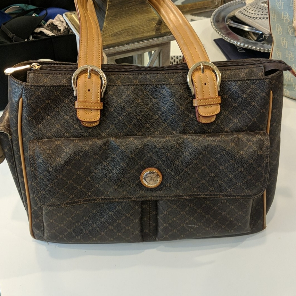 Rioni large leather handbag made in Italy exc.cond